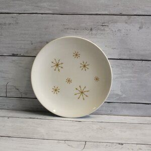 Royal China Ironstone Retro Mod Star Glow Salad Dessert Plate